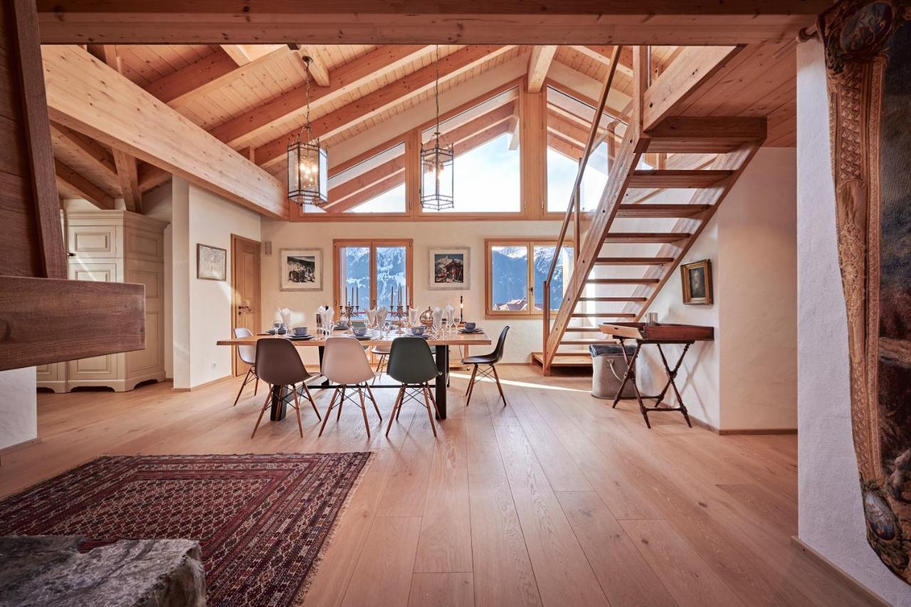 Chalet Baergsunna Penthouse Wengen Ngoại thất bức ảnh