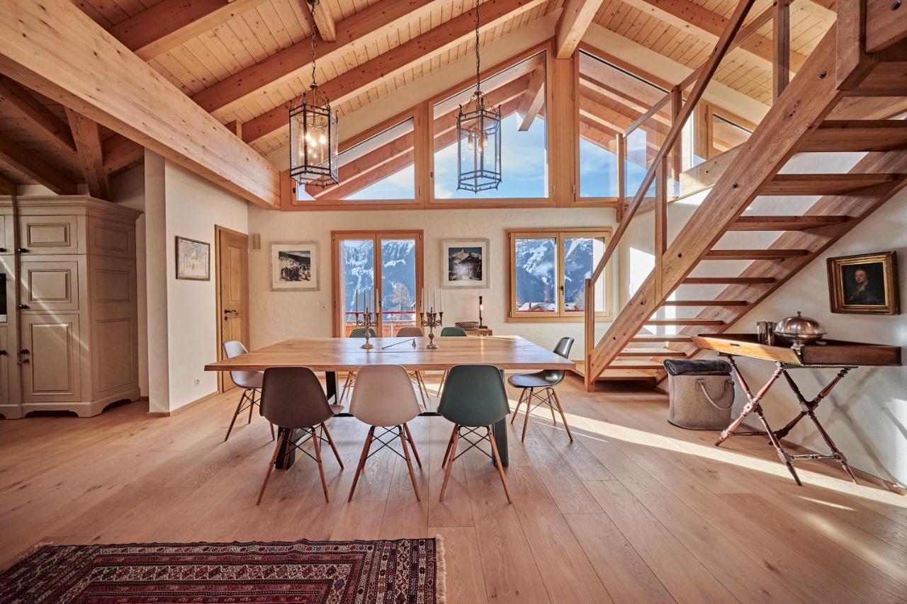 Chalet Baergsunna Penthouse Wengen Ngoại thất bức ảnh