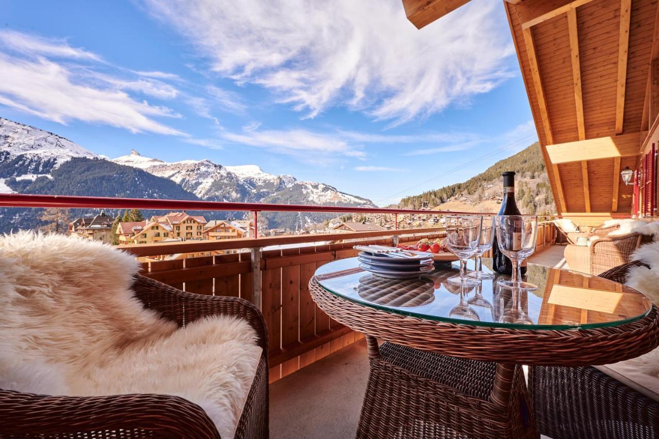 Chalet Baergsunna Penthouse Wengen Ngoại thất bức ảnh