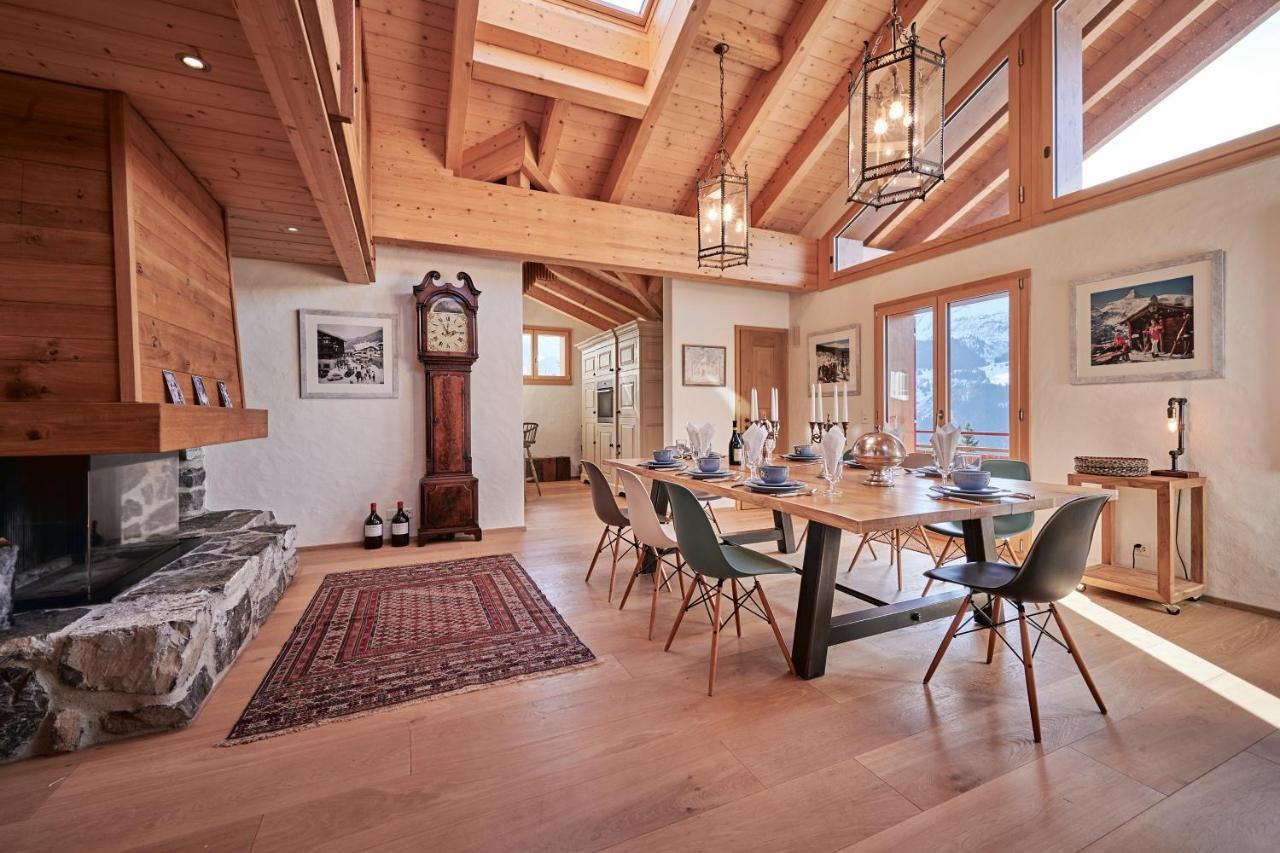 Chalet Baergsunna Penthouse Wengen Ngoại thất bức ảnh