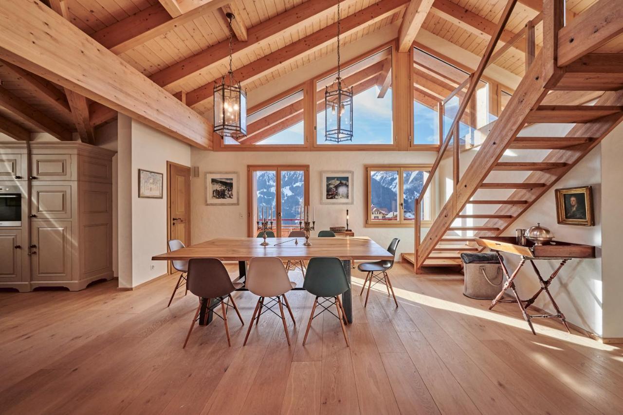 Chalet Baergsunna Penthouse Wengen Ngoại thất bức ảnh